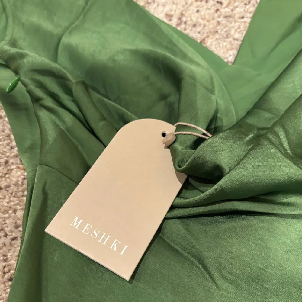 Green Meshki Maxi Dress Size Small - Picture 6 of 7